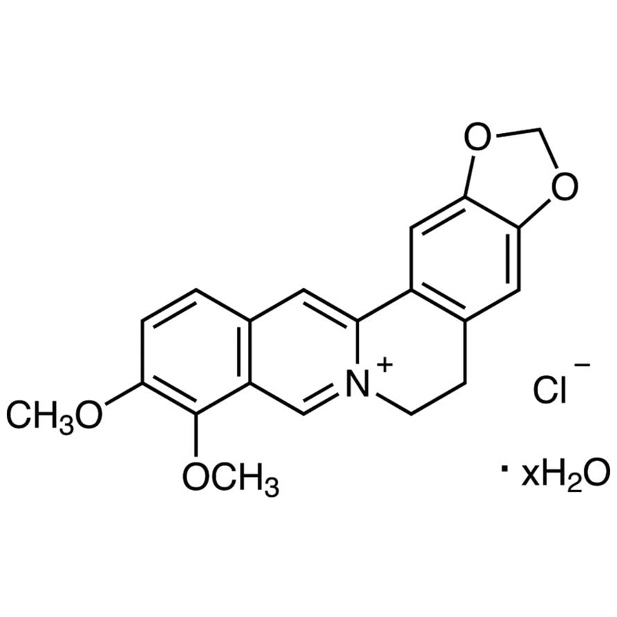 Berberine Chloride Hydrate >98.0%(T)(HPLC) - CAS 141433-60-5