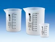 Beher (Etfe), Siyah Baskılı Skalalı, Yüksek Isıya Uygun   25 ml