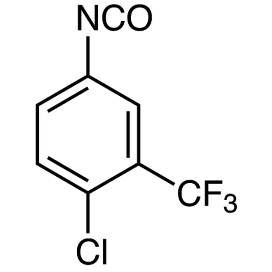 4-Chloro-3-(trifluoromethyl)phenyl Isocyanate >98.0%(GC) - CAS 327-78-6
