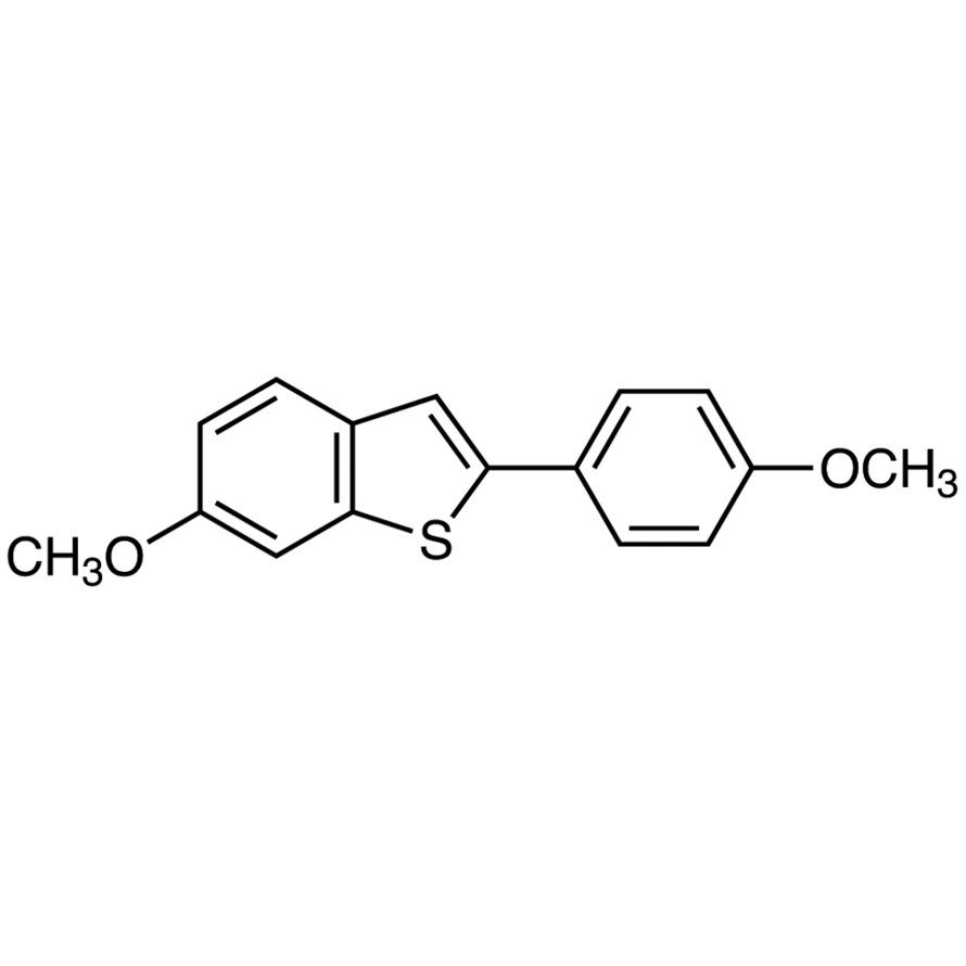 6-Methoxy-2-(4-methoxyphenyl)benzo[b]thiophene >98.0%(GC) - CAS 63675-74-1