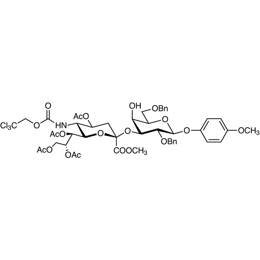 Neu5Troc[1Me,4789Ac]α(2-3)Gal[26Bn]-β-MP >98.0%(HPLC) - CAS 610763-72-9