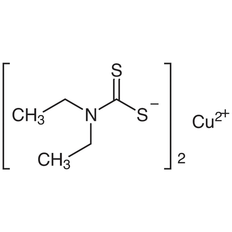Copper(II) Diethyldithiocarbamate >97.0%(T) - CAS 13681-87-3