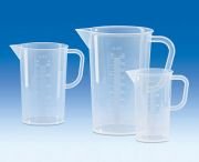 Beher-Kulplu, Plastik (Pp) Mat, Taksimatları, Baskılı   3000 ml