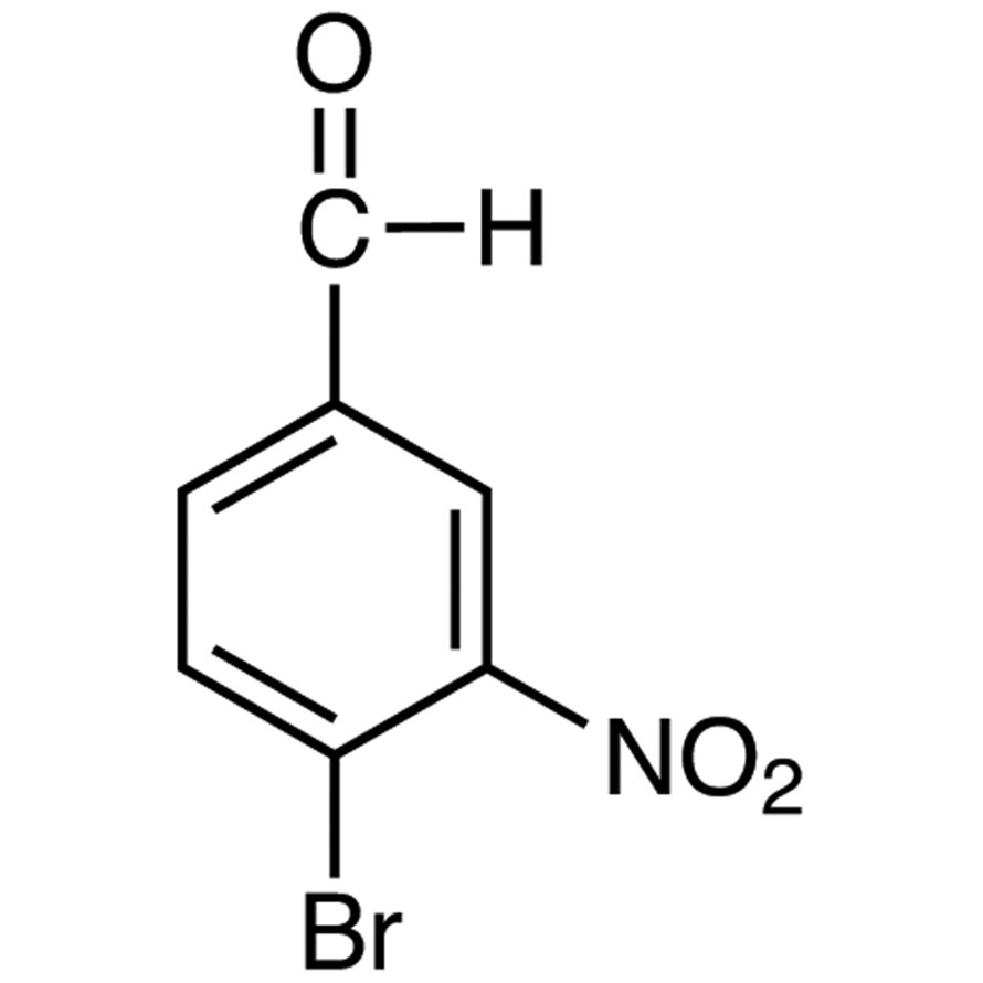 4-Bromo-3-nitrobenzaldehyde >98.0%(GC) - CAS 163596-75-6