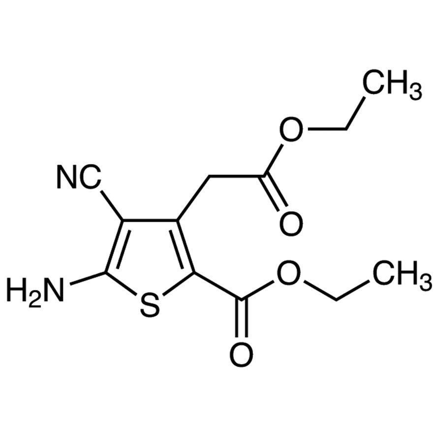 Ethyl 5-Amino-4-cyano-3-(2-ethoxycarbonylmethyl)thiophene-2-carboxylate >98.0%(GC) - CAS 58168-20-0