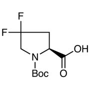 (S)-1-(tert-Butoxycarbonyl)-4,4-difluoro-2-pyrrolidinecarboxylic Acid >98.0%(GC)(T) - CAS 203866-15-3