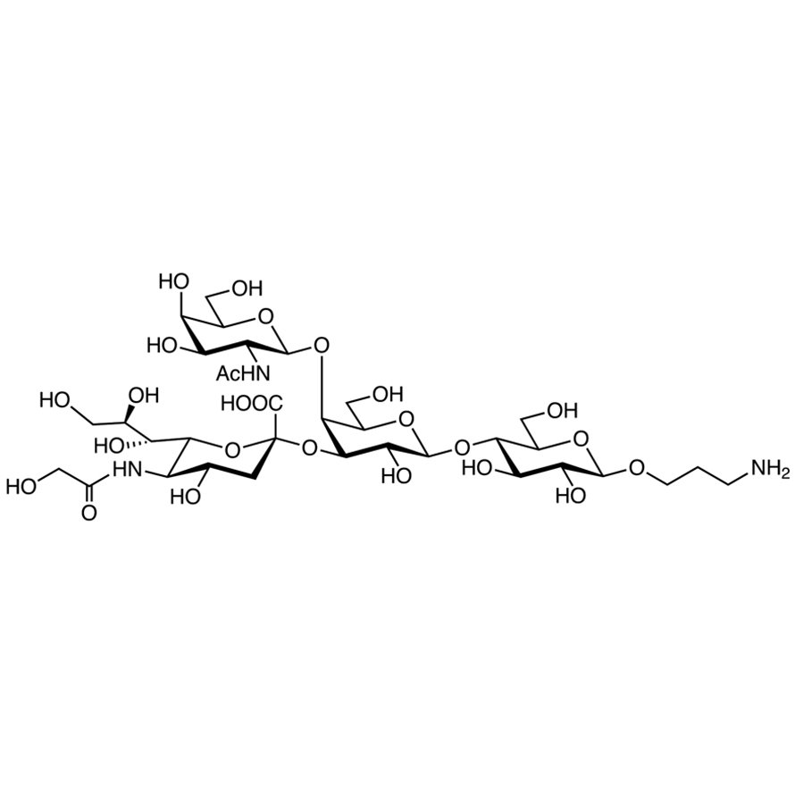 Neu5Gcα(2-3)[GalNAcβ(1-4)]Galβ(1-4)Glc-β-propylamine