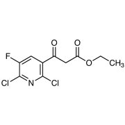Ethyl 3-(2,6-Dichloro-5-fluoro-3-pyridyl)-3-oxopropionate >98.0%(T) - CAS 96568-04-6