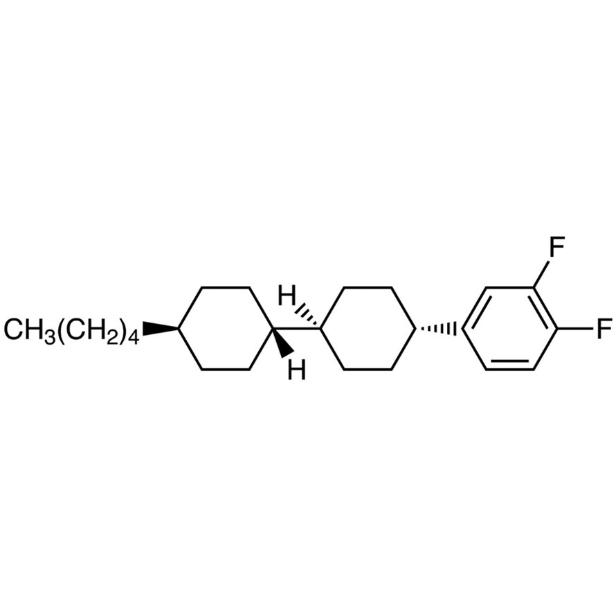 trans,trans-4-(3,4-Difluorophenyl)-4'-pentylbicyclohexyl >98.0%(GC) - CAS 118164-51-5