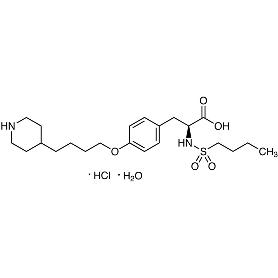 Tirofiban Hydrochloride Monohydrate >98.0%(HPLC) - CAS 150915-40-5