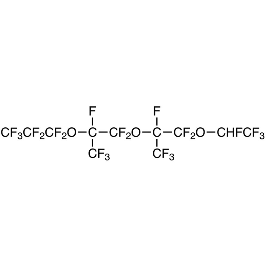 1,1,1,2,2,3,3-Heptafluoro-3-[[1,1,1,2,3,3-hexafluoro-3-[[1,1,1,2,3,3-hexafluoro-3-(1,2,2,2-tetrafluoroethoxy)propan-2-yl]oxy]propan-2-yl]oxy]propane >90.0%(GC) - CAS 3330-16-3