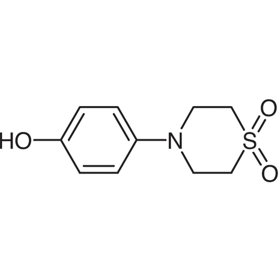 4-(4-Hydroxyphenyl)thiomorpholine 1,1-Dioxide >98.0%(GC)(T) - CAS 103661-13-8