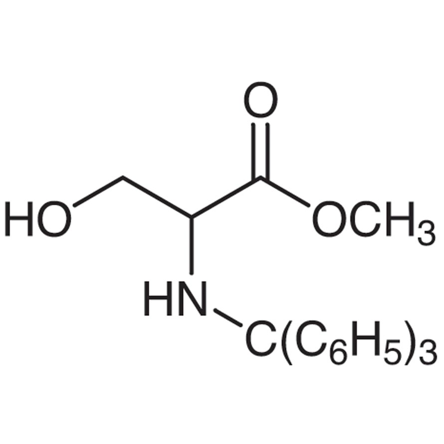 N-(Triphenylmethyl)-DL-serine Methyl Ester >98.0%(GC)(T) - CAS 13515-76-9