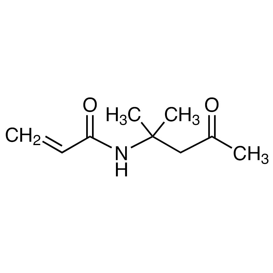 Diacetone Acrylamide (stabilized with MEHQ) >98.0%(GC)(T) - CAS 2873-97-4