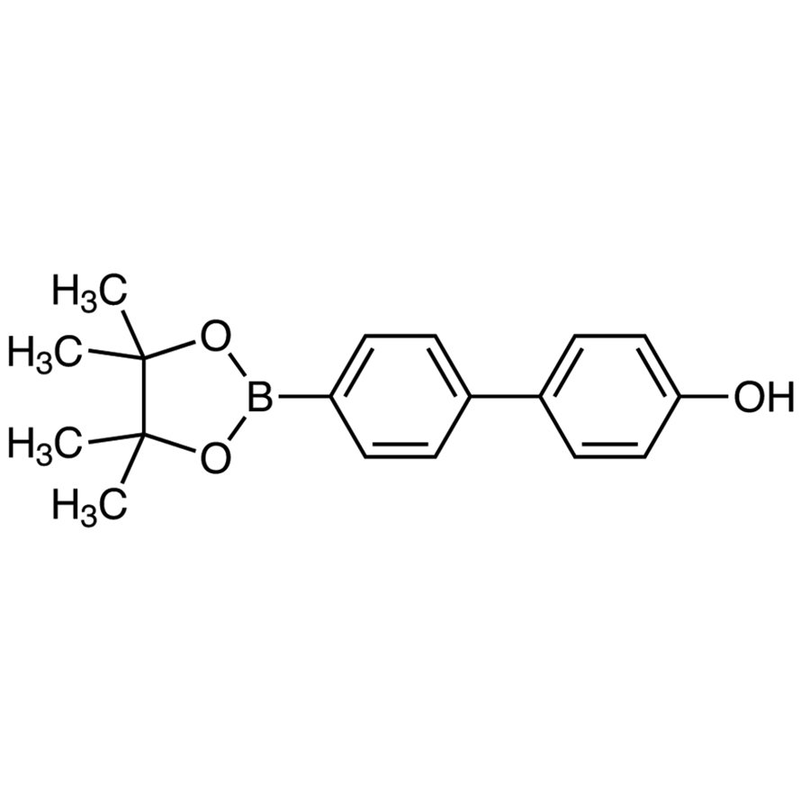4'-(4,4,5,5-Tetramethyl-1,3,2-dioxaborolan-2-yl)biphenyl-4-ol >98.0%(GC) - CAS 760989-91-1