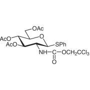 Phenyl 3,4,6-Tri-O-acetyl-2-deoxy-1-thio-2-(2,2,2-trichloroethoxyformamido)-β-D-glucopyranoside >98.0%(HPLC) - CAS 187022-49-7