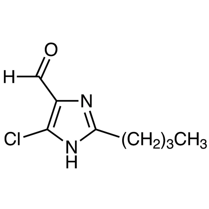 2-Butyl-5-chloro-1H-imidazole-4-carboxaldehyde >98.0%(GC) - CAS 83857-96-9