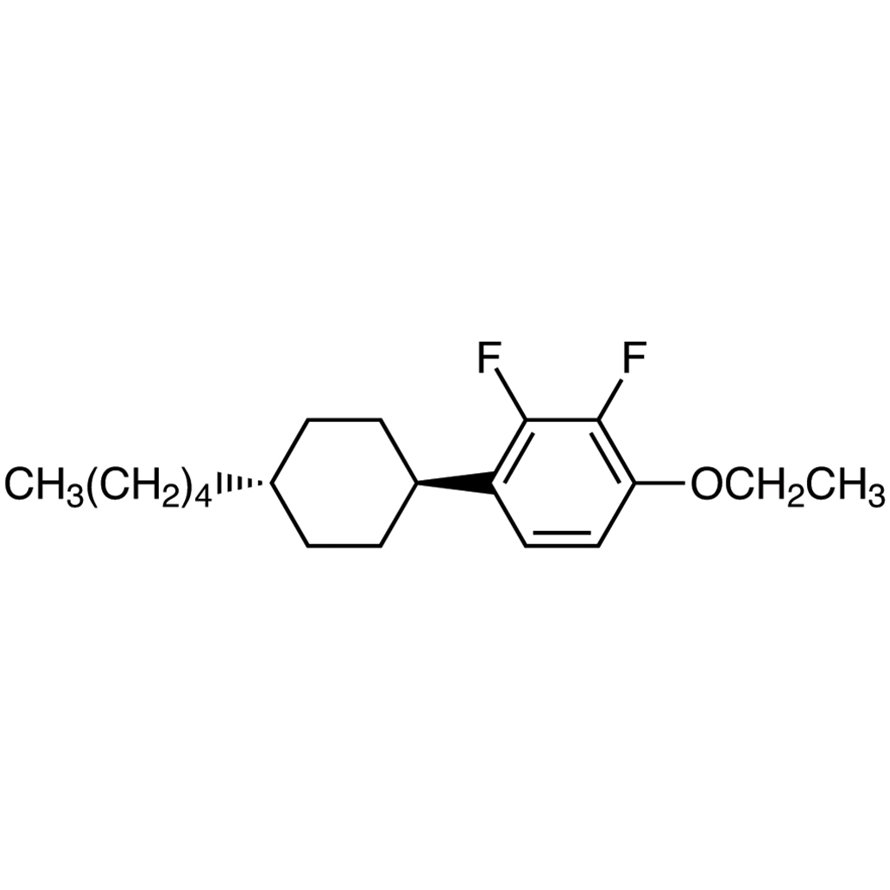 trans-1-Ethoxy-2,3-difluoro-4-(4-pentylcyclohexyl)benzene >98.0%(GC) - CAS 124729-02-8