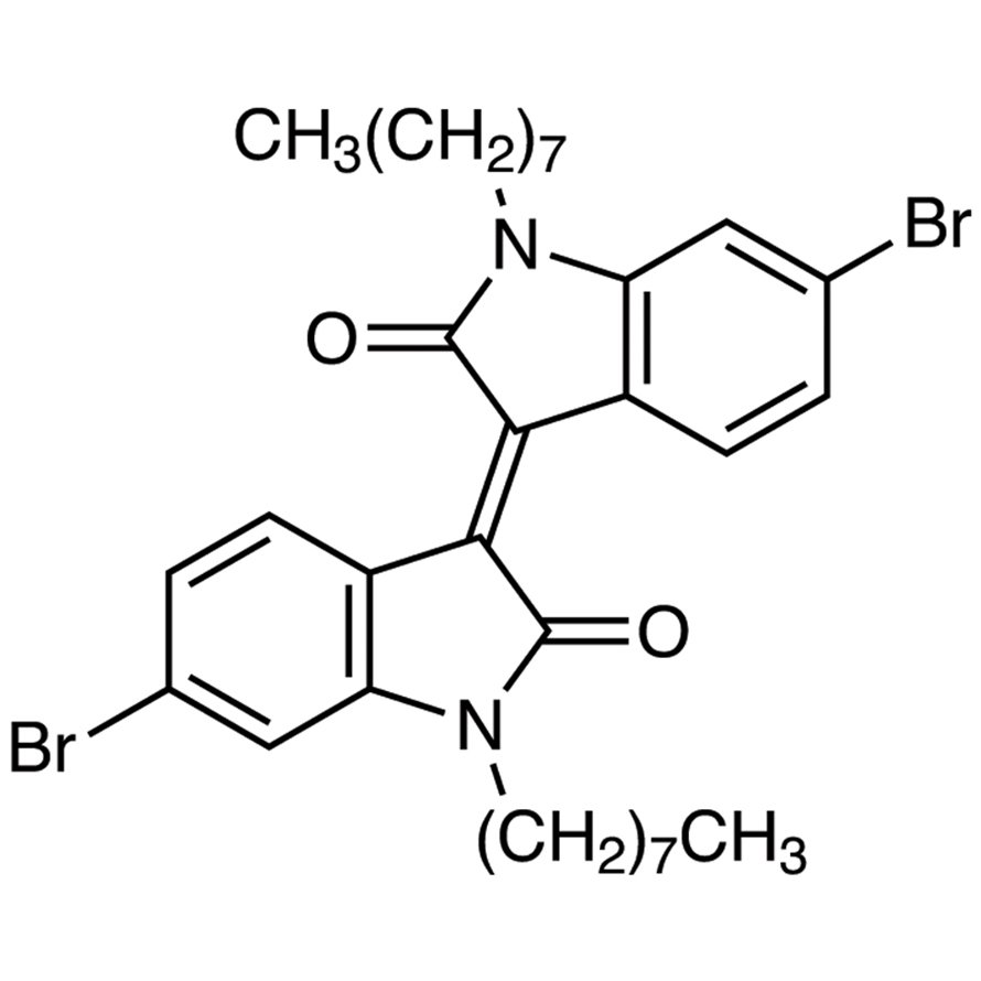6,6'-Dibromo-1,1'-di(n-octyl)isoindigo >98.0%(HPLC)(N) - CAS 1334295-79-2
