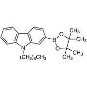 9-Hexyl-2-(4,4,5,5-tetramethyl-1,3,2-dioxaborolan-2-yl)-9H-carbazole >98.0%(HPLC) - CAS 1339953-35-3