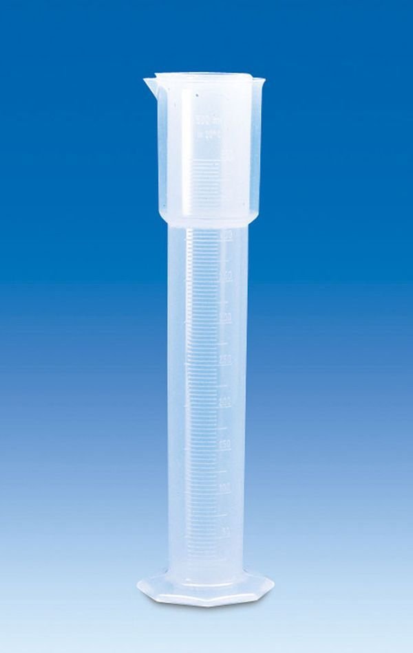 Hidrometre Mezürü Plastik (Pp), Baskılı Mat Skalalı   500 ml