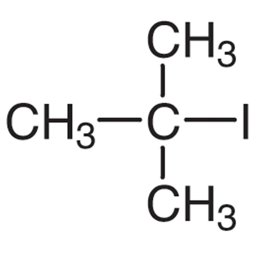 2-Iodo-2-methylpropane (stabilized with Copper chip) >97.0%(GC) - CAS 558-17-8