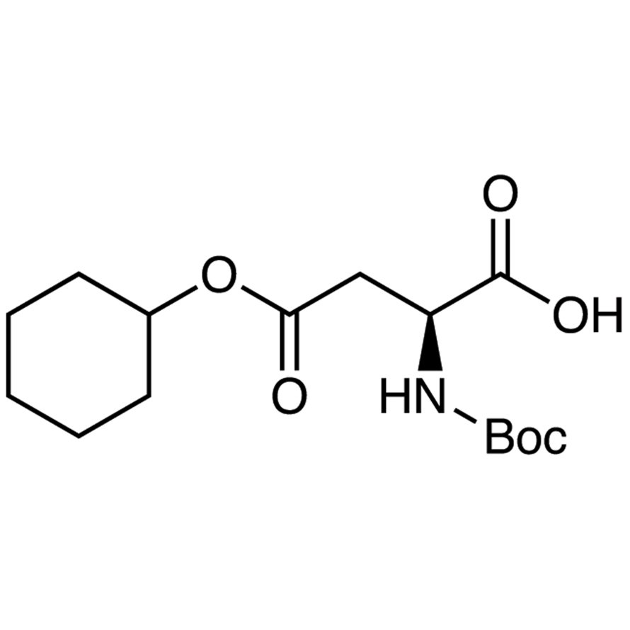 4-Cyclohexyl N-(tert-Butoxycarbonyl)-L-aspartate >98.0%(T)(HPLC) - CAS 73821-95-1