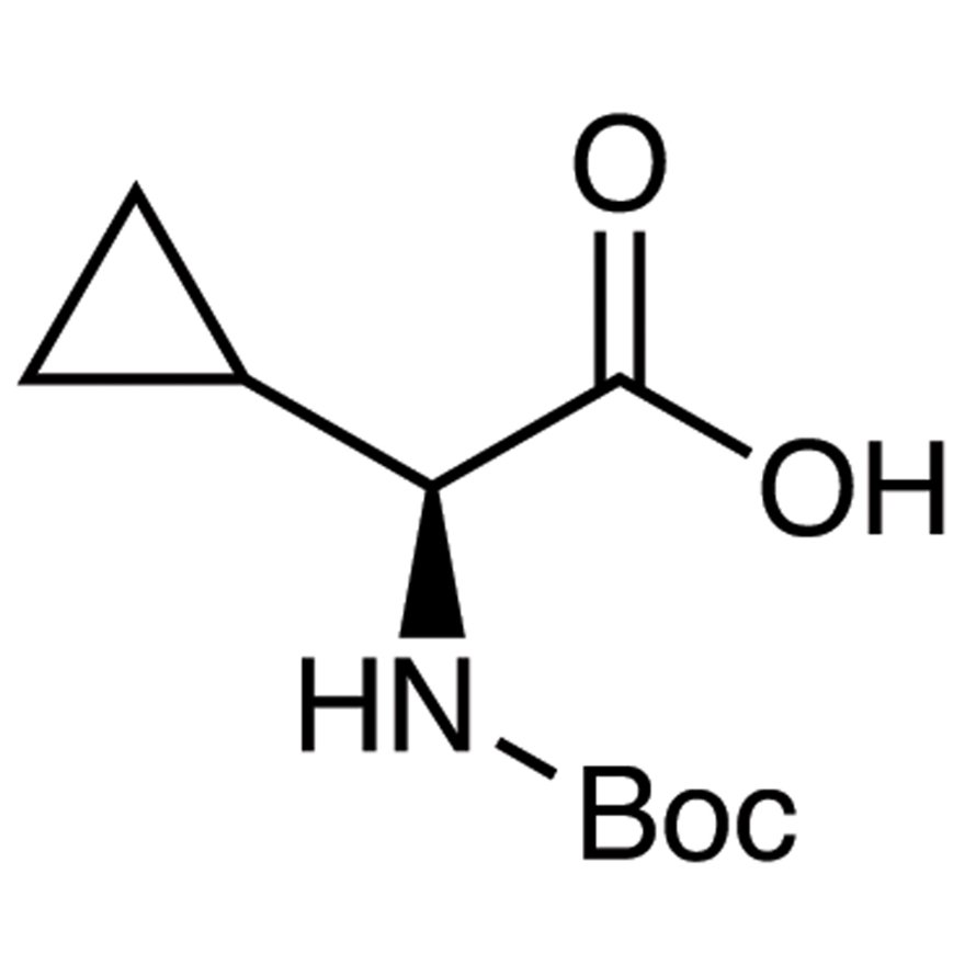 N-(tert-Butoxycarbonyl)-L-cyclopropylglycine >98.0%(T)(HPLC) - CAS 155976-13-9
