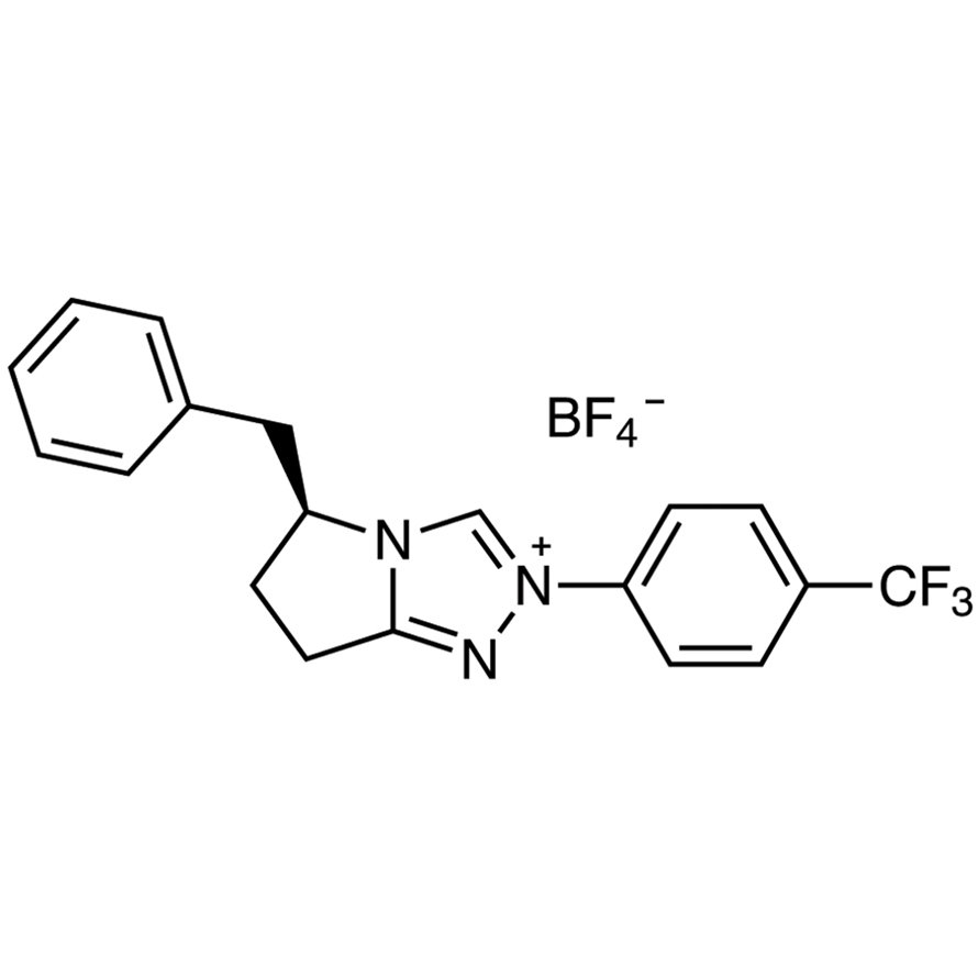 (S)-Benzyl-2-[4-(trifluoromethyl)phenyl]-6,7-dihydro-5H-pyrrolo[2,1-c][1,2,4]triazolium Tetrafluoroborate >97.0%(N)