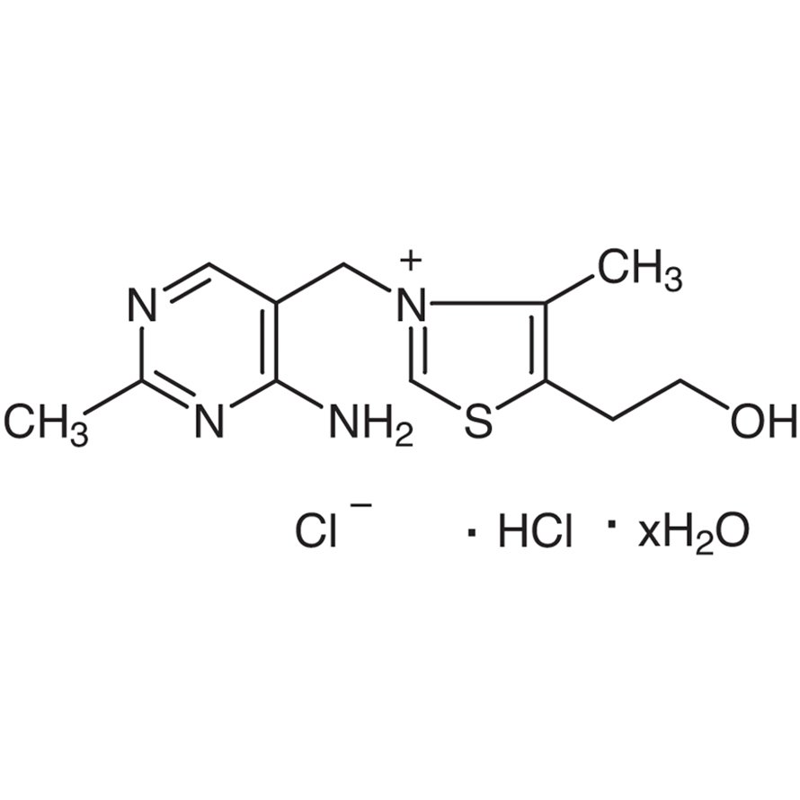 Thiamine Hydrochloride Hydrate >98.0%(T)(HPLC) - CAS 67-03-8