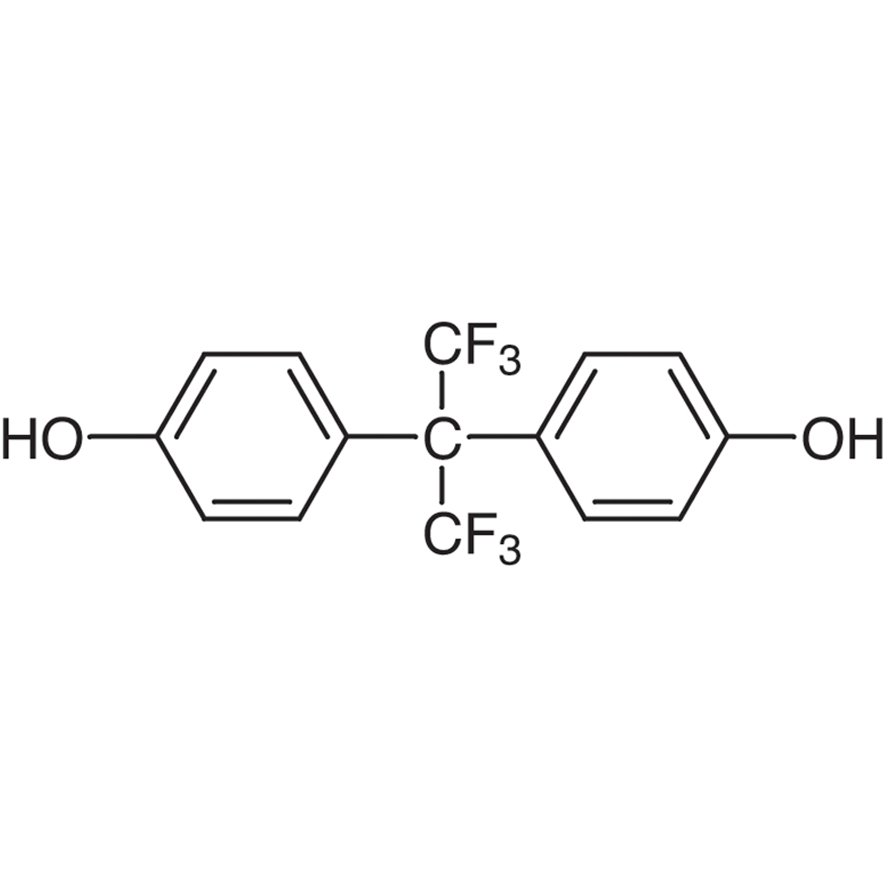 2,2-Bis(4-hydroxyphenyl)hexafluoropropane >98.0%(GC) - CAS 1478-61-1