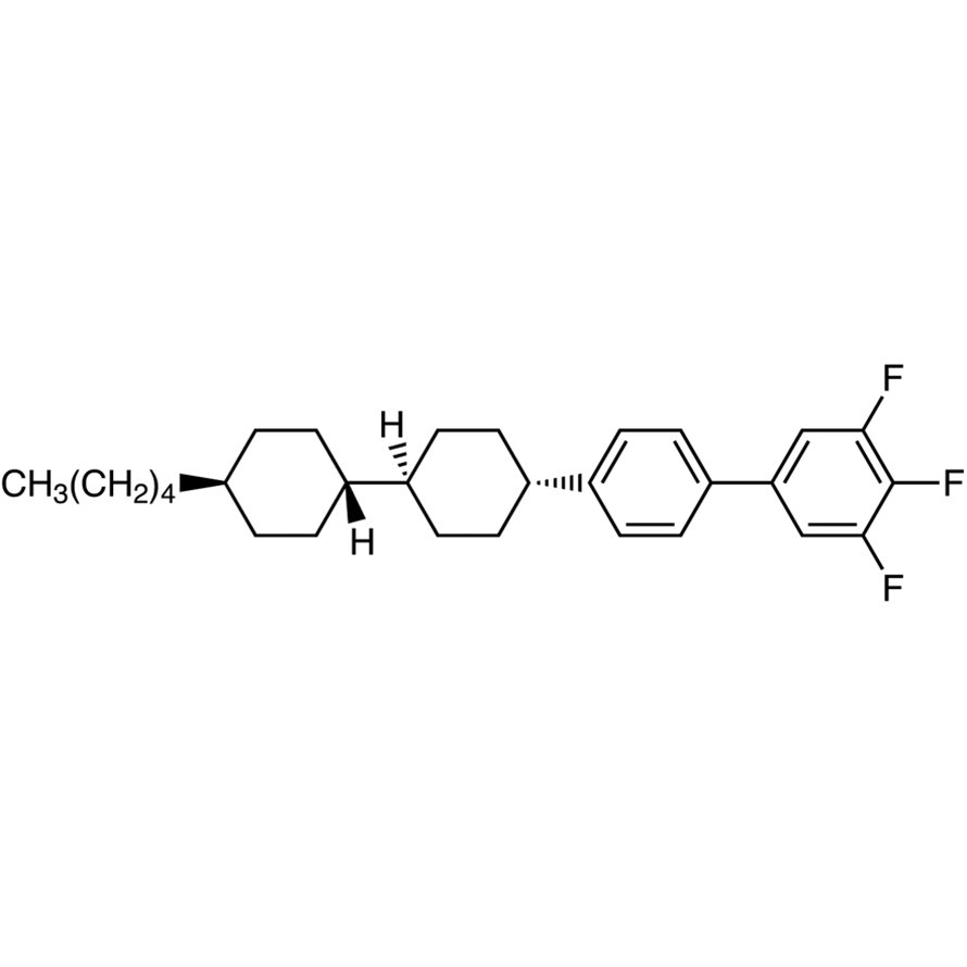 trans,trans-3,4,5-Trifluoro-4'-(4'-pentylbicyclohexyl-4-yl)biphenyl >98.0%(GC) - CAS 137529-43-2