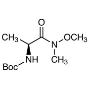 N-(tert-Butoxycarbonyl)-L-alanine N'-Methoxy-N'-methylamide >98.0%(GC) - CAS 87694-49-3