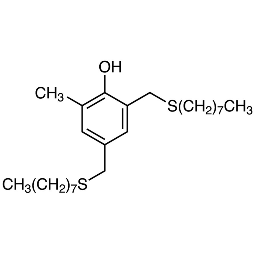 2-Methyl-4,6-bis[(n-octylthio)methyl]phenol >97.0%(GC) - CAS 110553-27-0