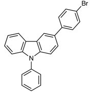 3-(4-Bromophenyl)-9-phenylcarbazole >98.0%(GC) - CAS 1028647-93-9