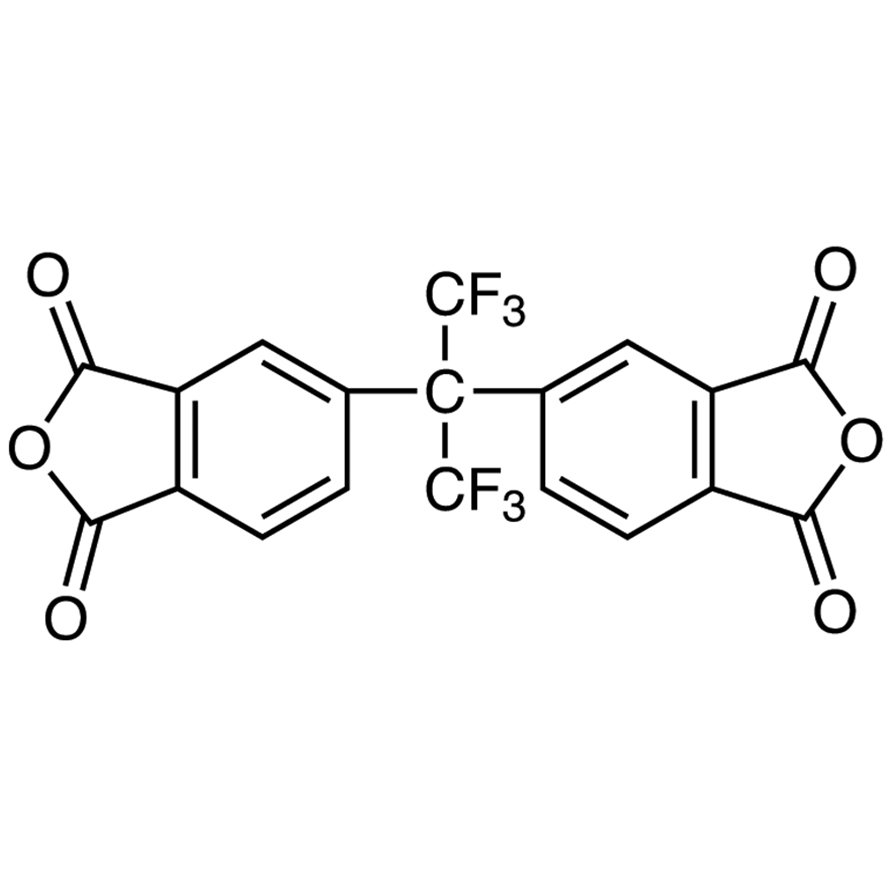 4,4'-(Hexafluoroisopropylidene)diphthalic Anhydride (purified by sublimation) >99.0%(GC) - CAS 1107-00-2