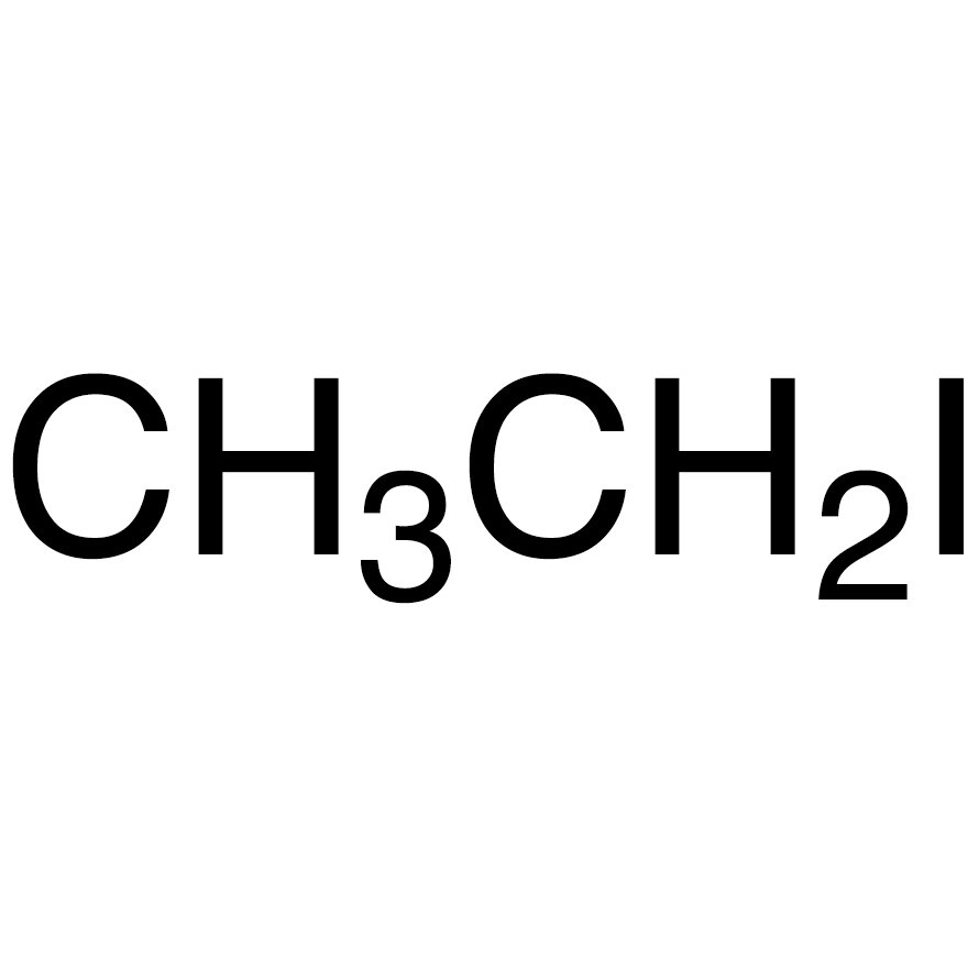 Iodoethane (stabilized with Copper chip) >99.0%(GC) - CAS 75-03-6