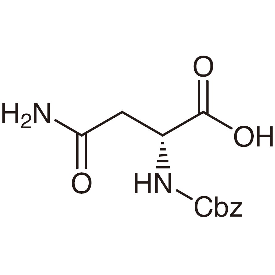 Nα-Carbobenzoxy-D-asparagine >99.0%(T) - CAS 4474-86-6