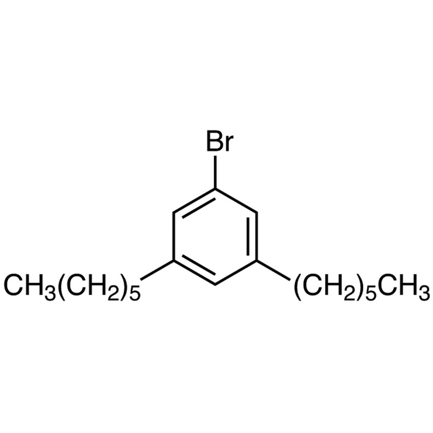 1-Bromo-3,5-dihexylbenzene >96.0%(GC) - CAS 1238156-36-9