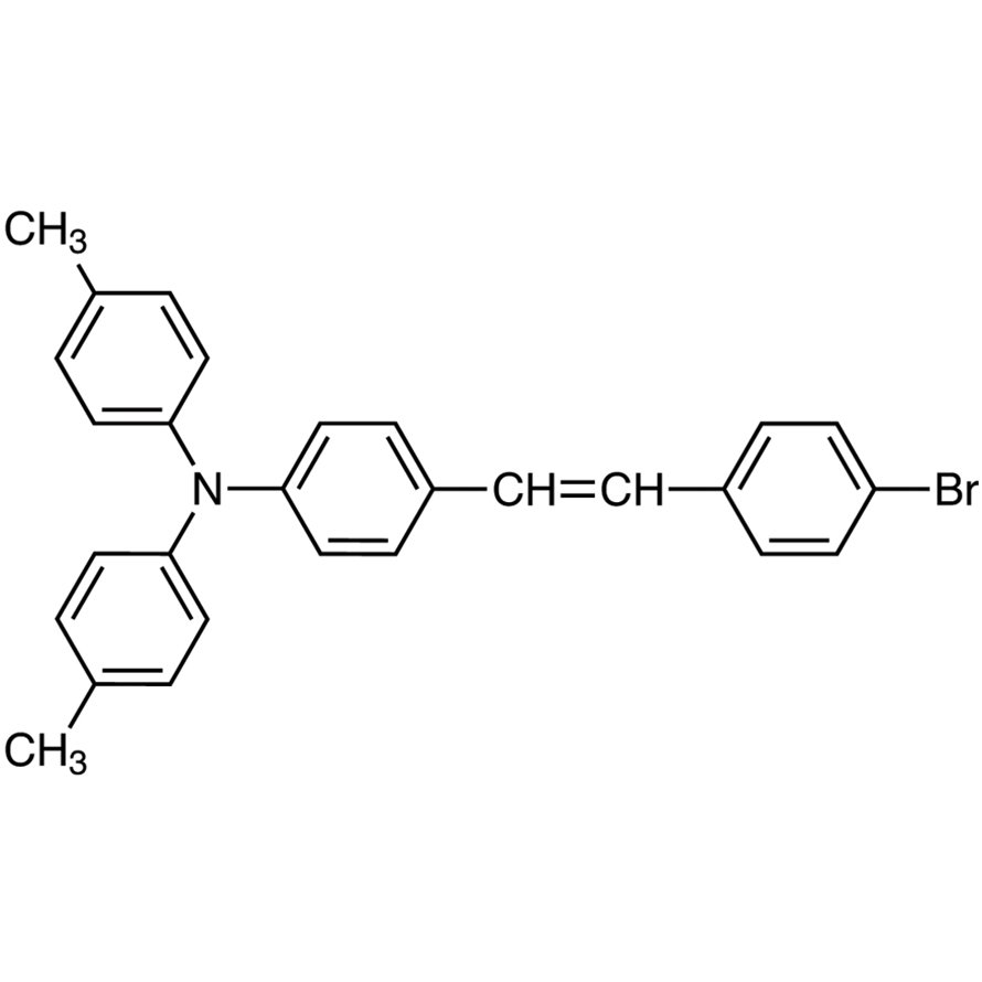4-Bromo-4'-[di(p-tolyl)amino]stilbene >97.0%(HPLC)(N) - CAS 101186-77-0