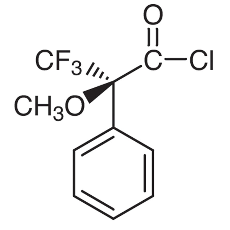 (S)-(+)-α-Methoxy-α-(trifluoromethyl)phenylacetyl Chloride [for Determination of the optical purity of Alcohols and Amines] >98.0%(GC)(T) - CAS 20445-33-4