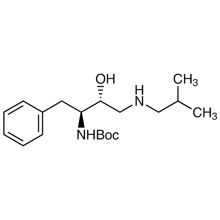 tert-Butyl [(2S,3R)-3-Hydroxy-4-(isobutylamino)-1-phenylbutan-2-yl]carbamate >98.0%(T)(HPLC) - CAS 160232-08-6