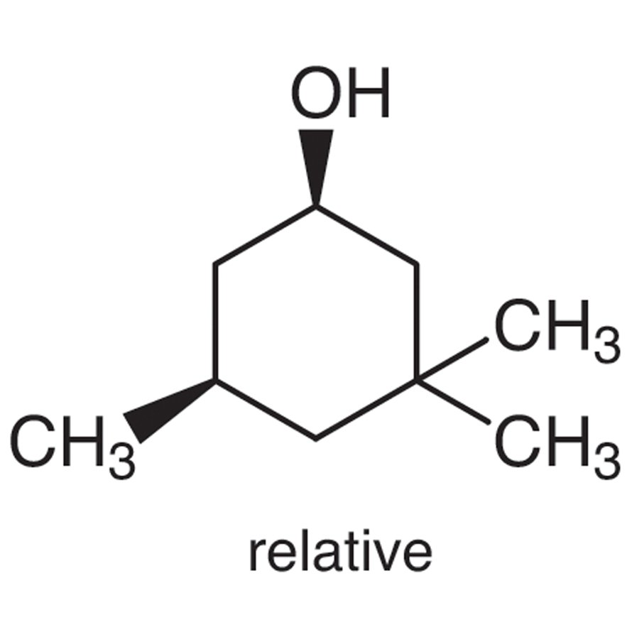 cis-3,3,5-Trimethylcyclohexanol (contains ca. 20% trans- isomer) >80.0%(GC) - CAS 116-02-9
