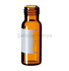 Vial 1,5ml, Vidalı, Amber, 32 X 11.6mm, 1. Hidrolitik Kalite, Geniş Ağızlı - Etiketli Ve Dolum Hatlar