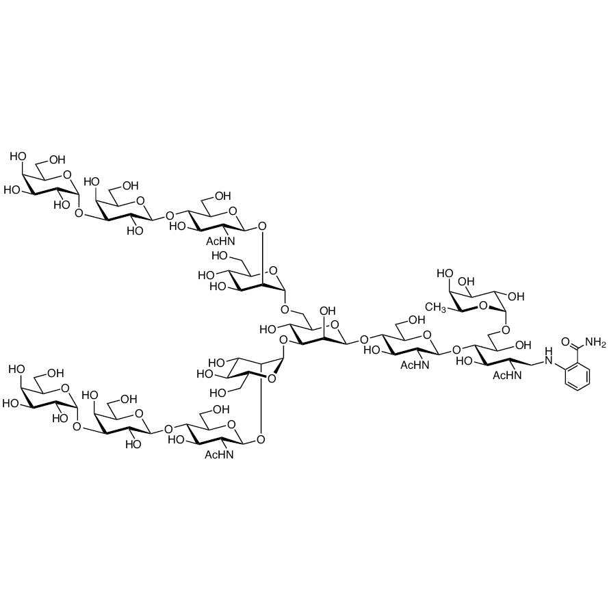 Galα(1-3) core 6-Fucosylated N-Glycan 2AB (500pmol/vial) >98.0%(HPLC)
