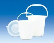 Kova(Pe-Hd) Şeffaf-Beyaz Skalalı   5 litre