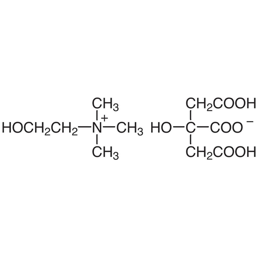 Choline Dihydrogen Citrate >99.0%(T) - CAS 77-91-8