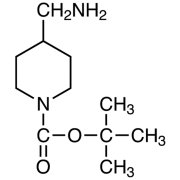 4-(Aminomethyl)-1-tert-butoxycarbonylpiperidine >98.0%(GC)(T) - CAS 144222-22-0