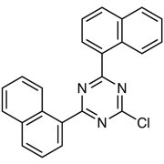 2-Chloro-4,6-di(naphthalen-1-yl)-1,3,5-triazine >98.0%(GC) - CAS 78941-32-9