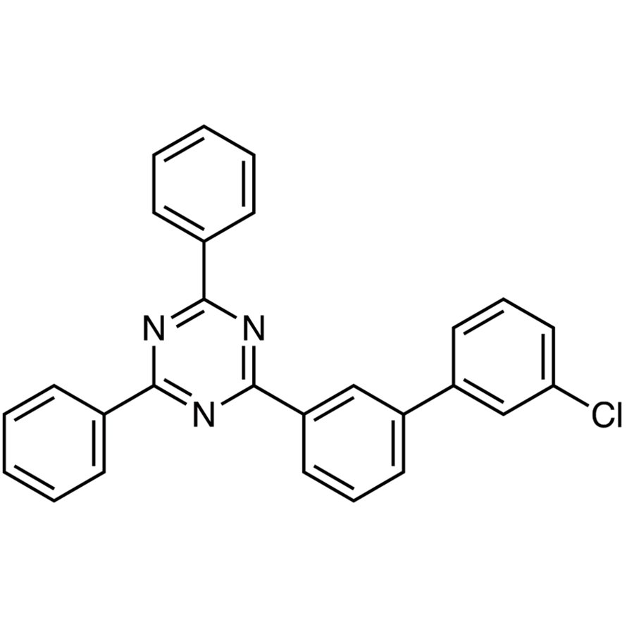 2-(3'-Chlorobiphenyl-3-yl)-4,6-diphenyl-1,3,5-triazine >98.0%(HPLC)(N) - CAS 1443049-83-9